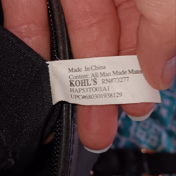 Apt. 9~Charcoal Gray Crossbody & Shoulder Braided Strap Zippered Pockets Purse - Picture 10 of 13